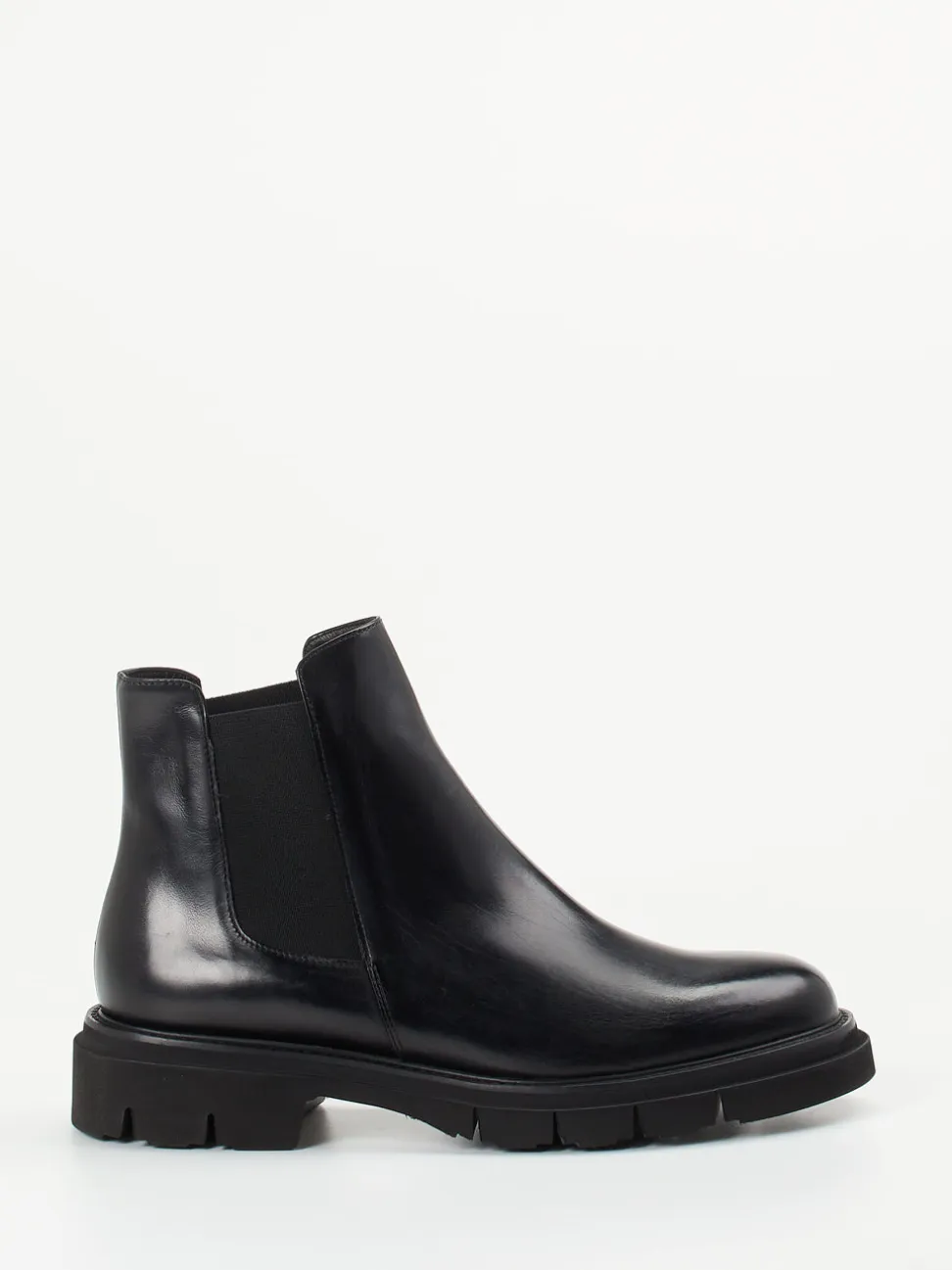 Mannori – Chelsea Boots aus Kalbleder Schwarz