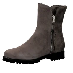 Mannori – Stiefelette aus Veloursleder braun