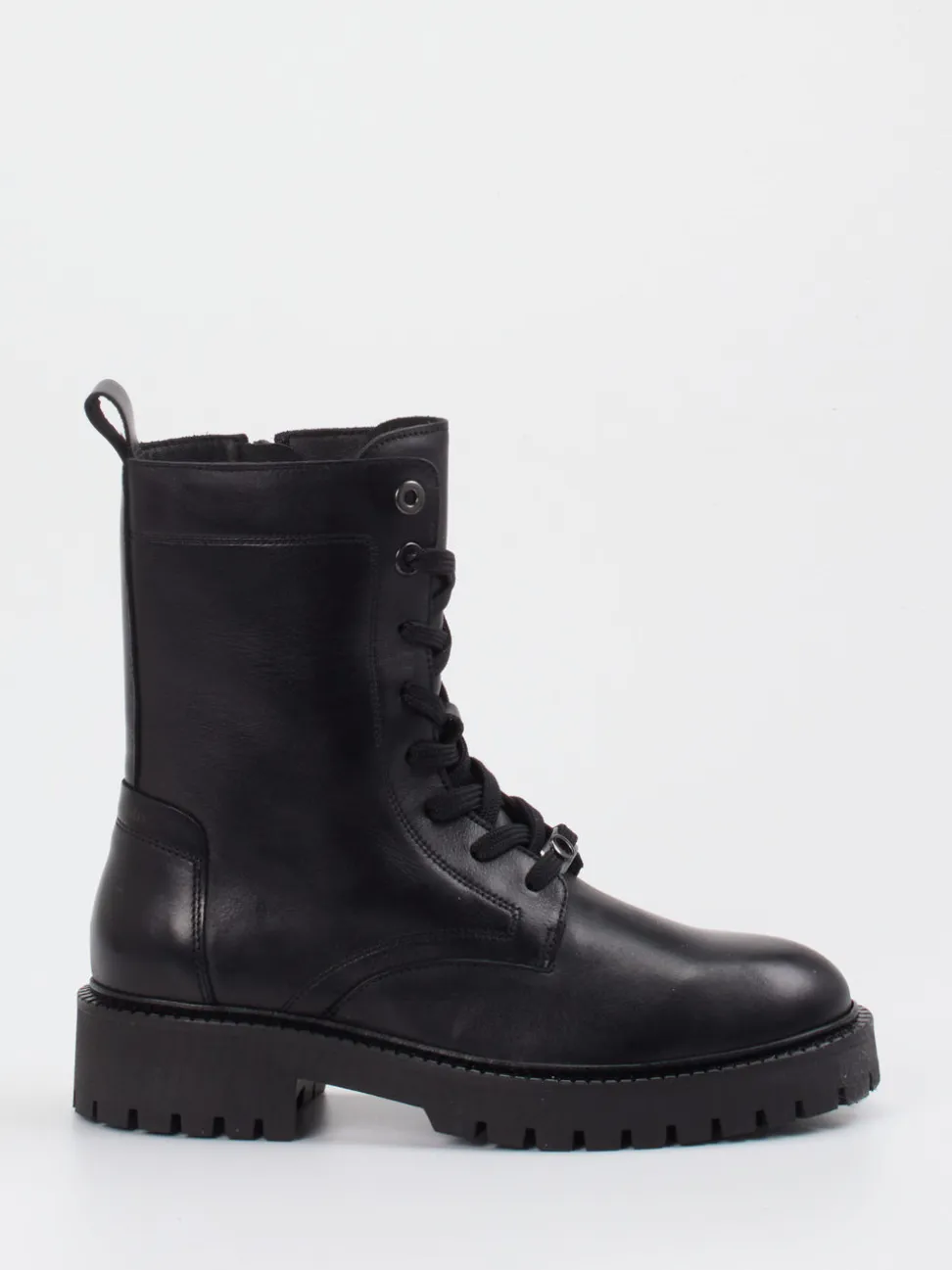 Marc O'Polo – Schnürboots aus Lammleder Schwarz