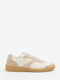 Marc O'Polo – Sneaker aus Kalbleder in Creme