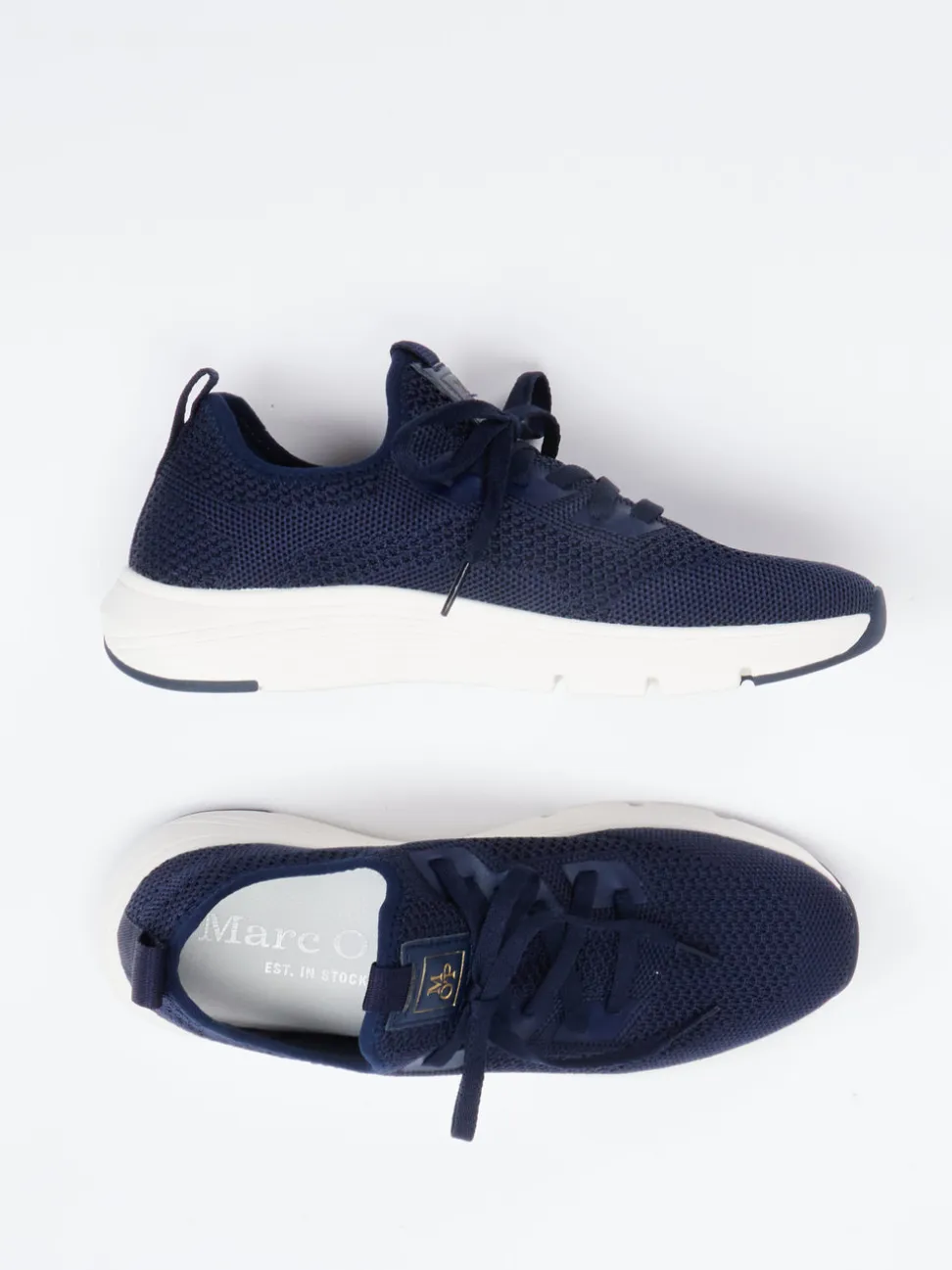 Marc O'Polo – Sneaker aus Textil Dunkelblau