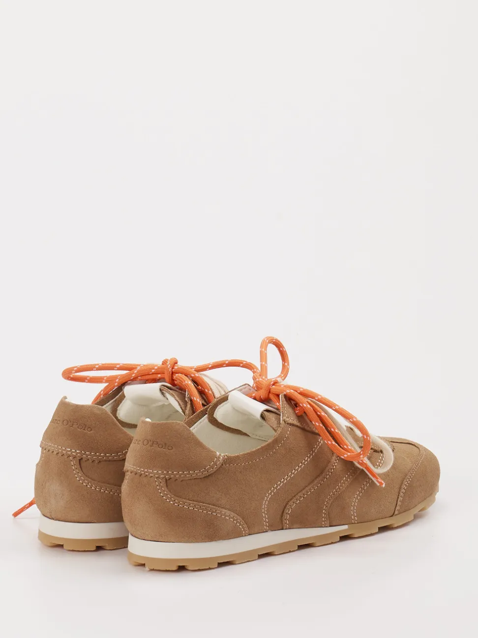 Marc O'Polo – Sneaker aus Veloursleder sandbraun
