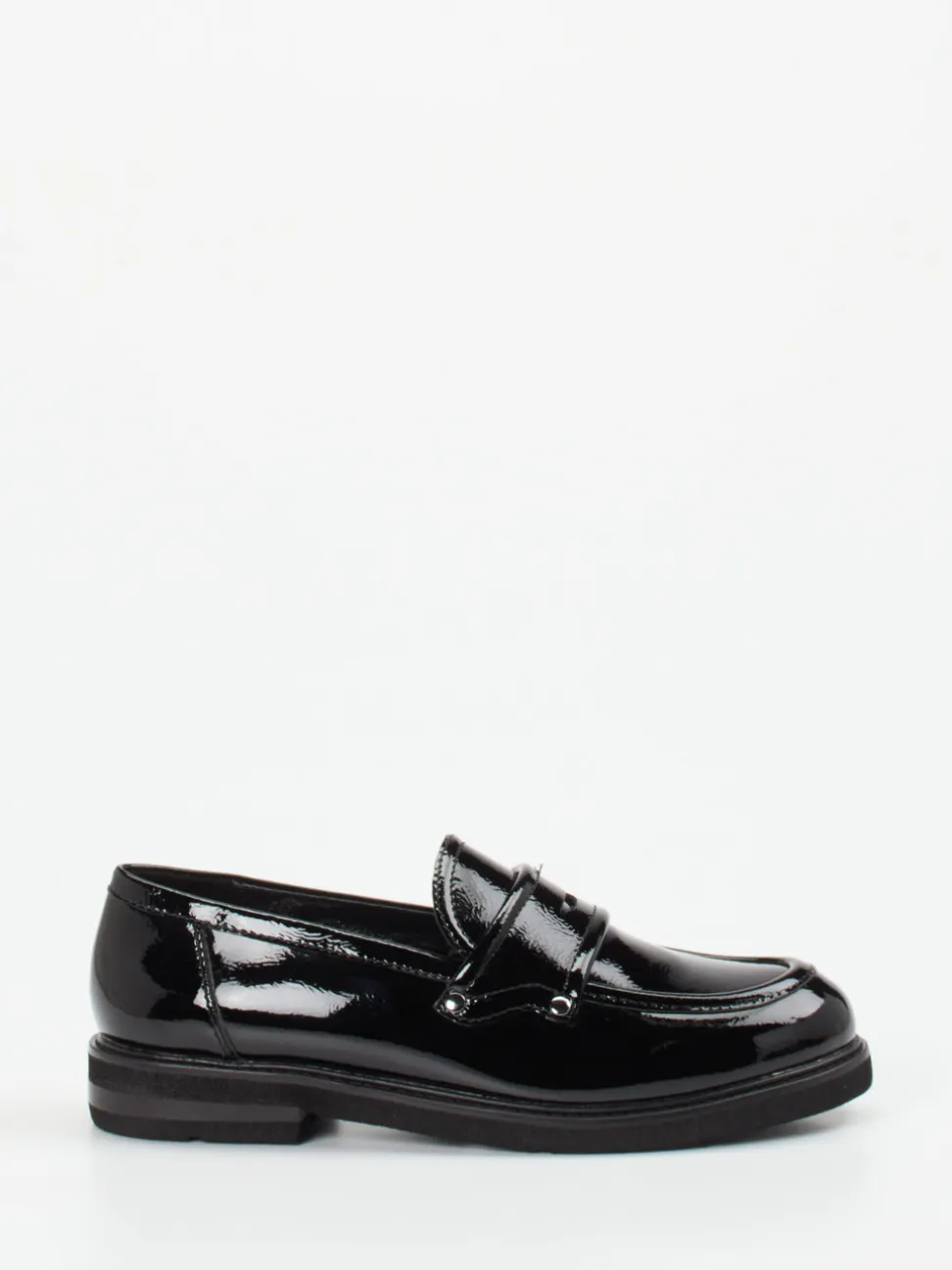 Maripé – Loafer aus Lackleder Schwarz