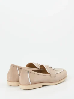 Maripé – Loafer aus Veloursleder in Beige