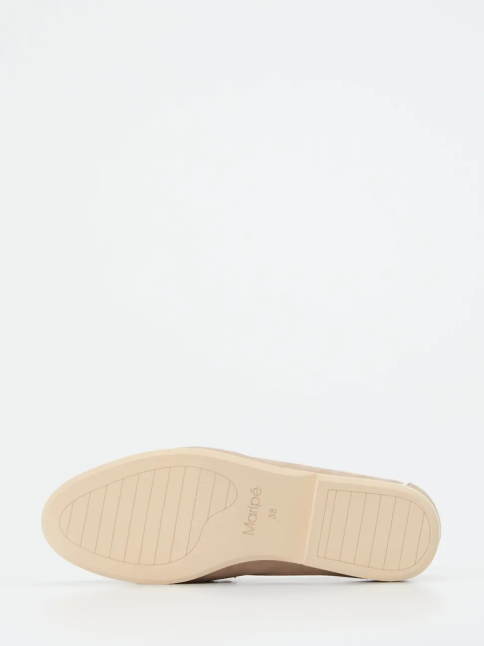 Maripé – Loafer aus Veloursleder in Beige