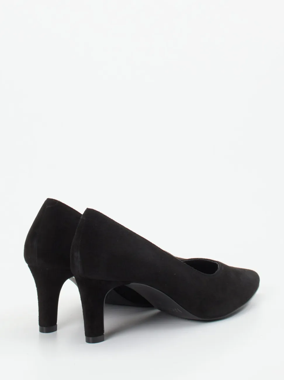Maripé – Pumps aus Veloursleder schwarz