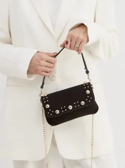 Marlon Firenze – Mini-Bag aus Kalbleder Dunkelbraun