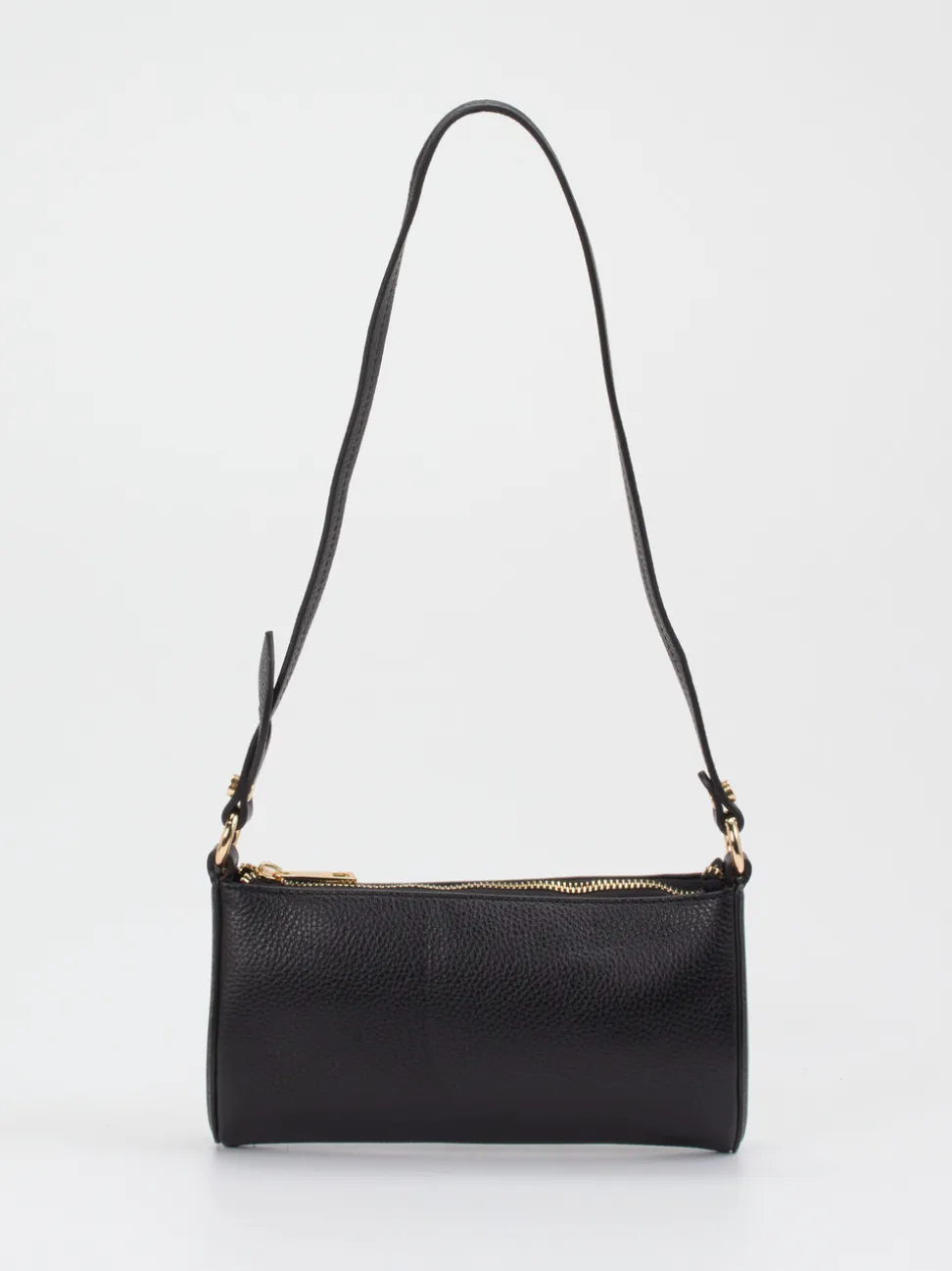 Marlon Firenze – Schultertasche aus Kalbleder Schwarz
