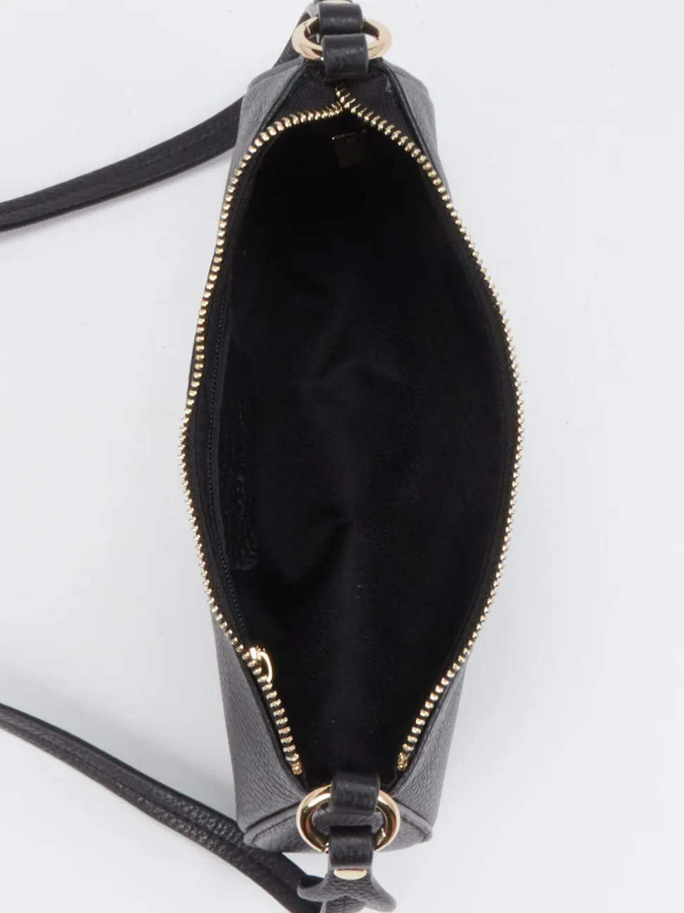 Marlon Firenze – Schultertasche aus Kalbleder Schwarz