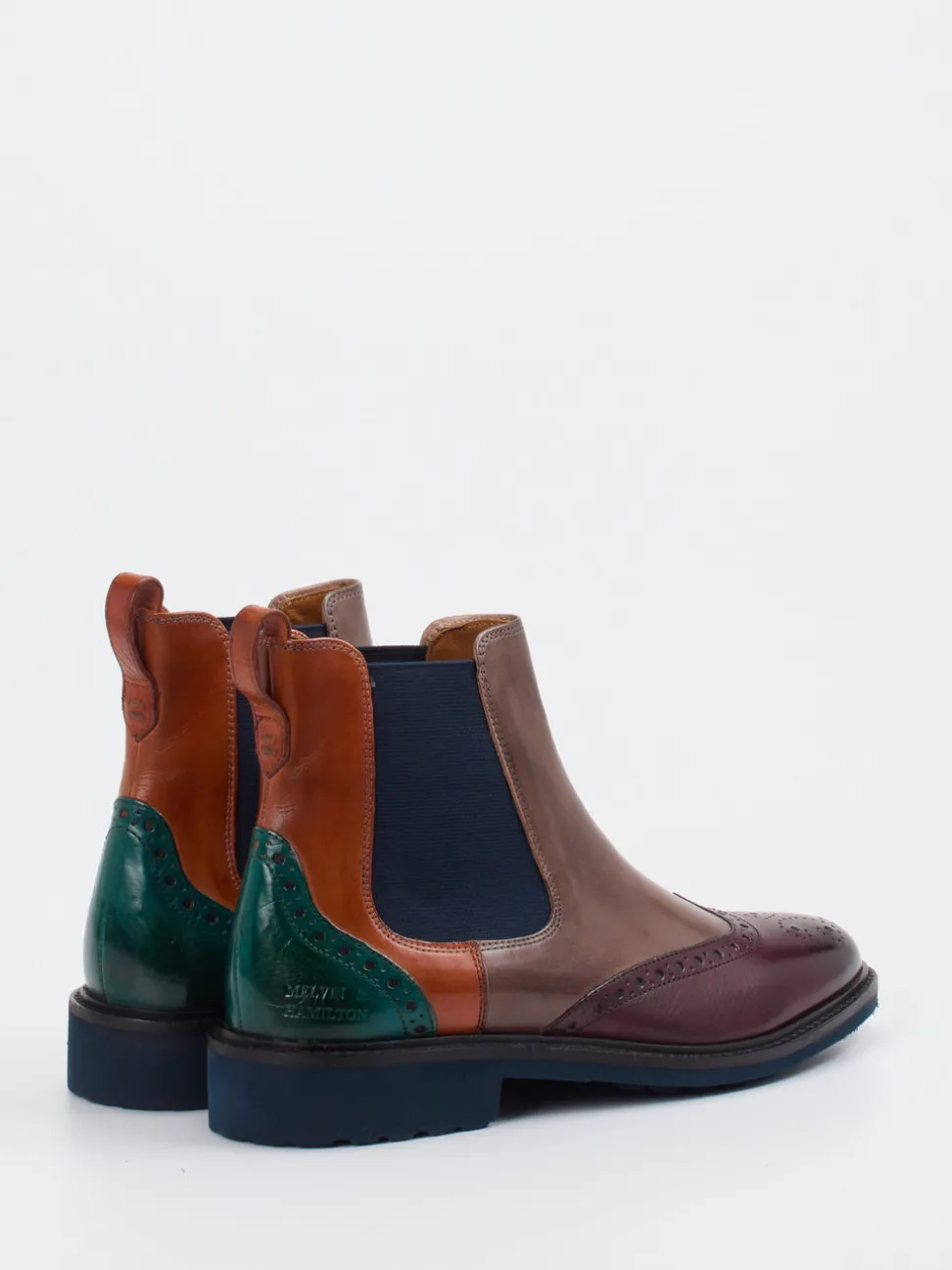 Melvin & Hamilton – Chelsea Boots aus Kalbleder Multi
