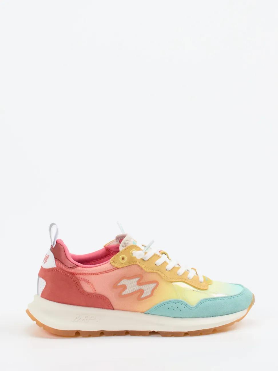 MRP – Sneaker aus Velour/Textil im Farbverlauf