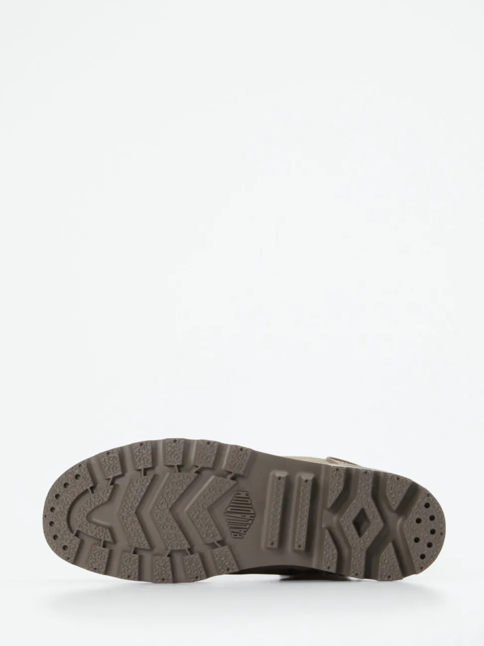 Palladium – Schnürboots aus Nubukleder in Olivgrün