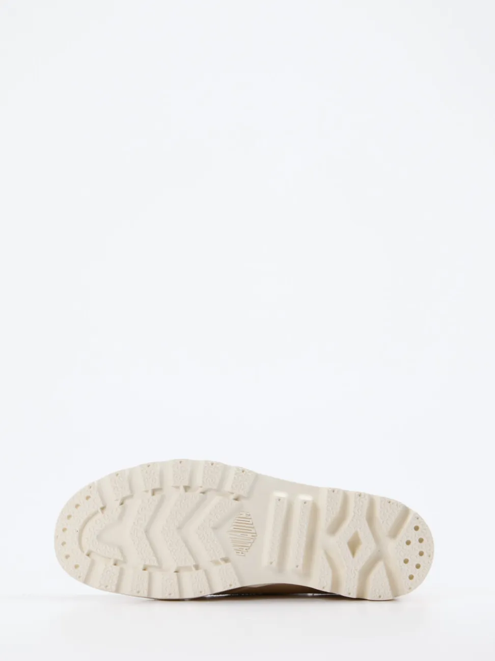 Palladium – Schnürboots aus Canvas in Beige