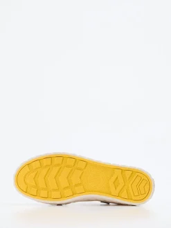 Palladium – Sneaker aus Canvas in Cremeweiß