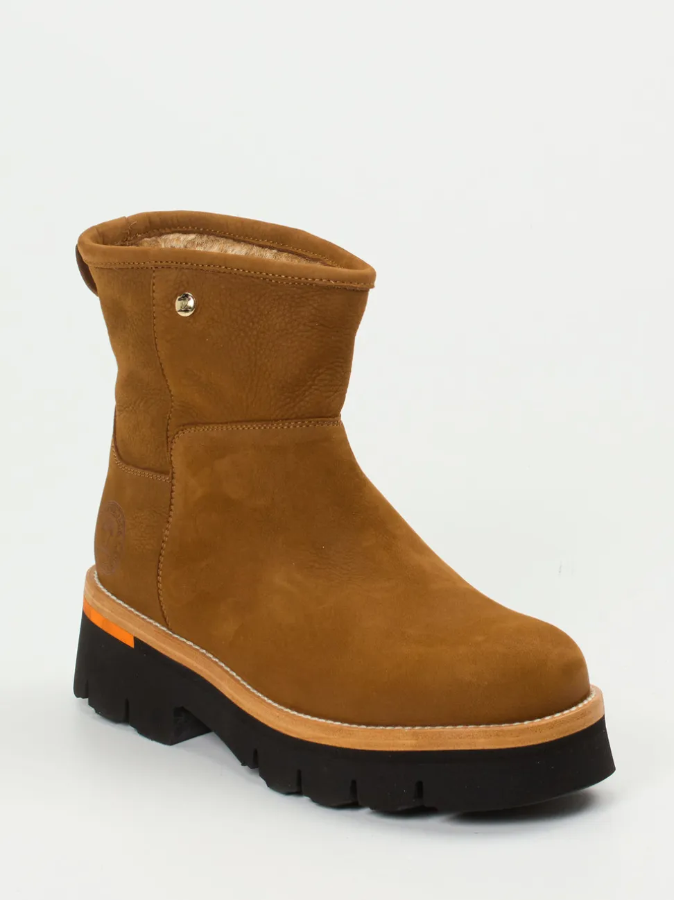 Panama Jack – Stiefeletten aus Nubukleder cognacfarben