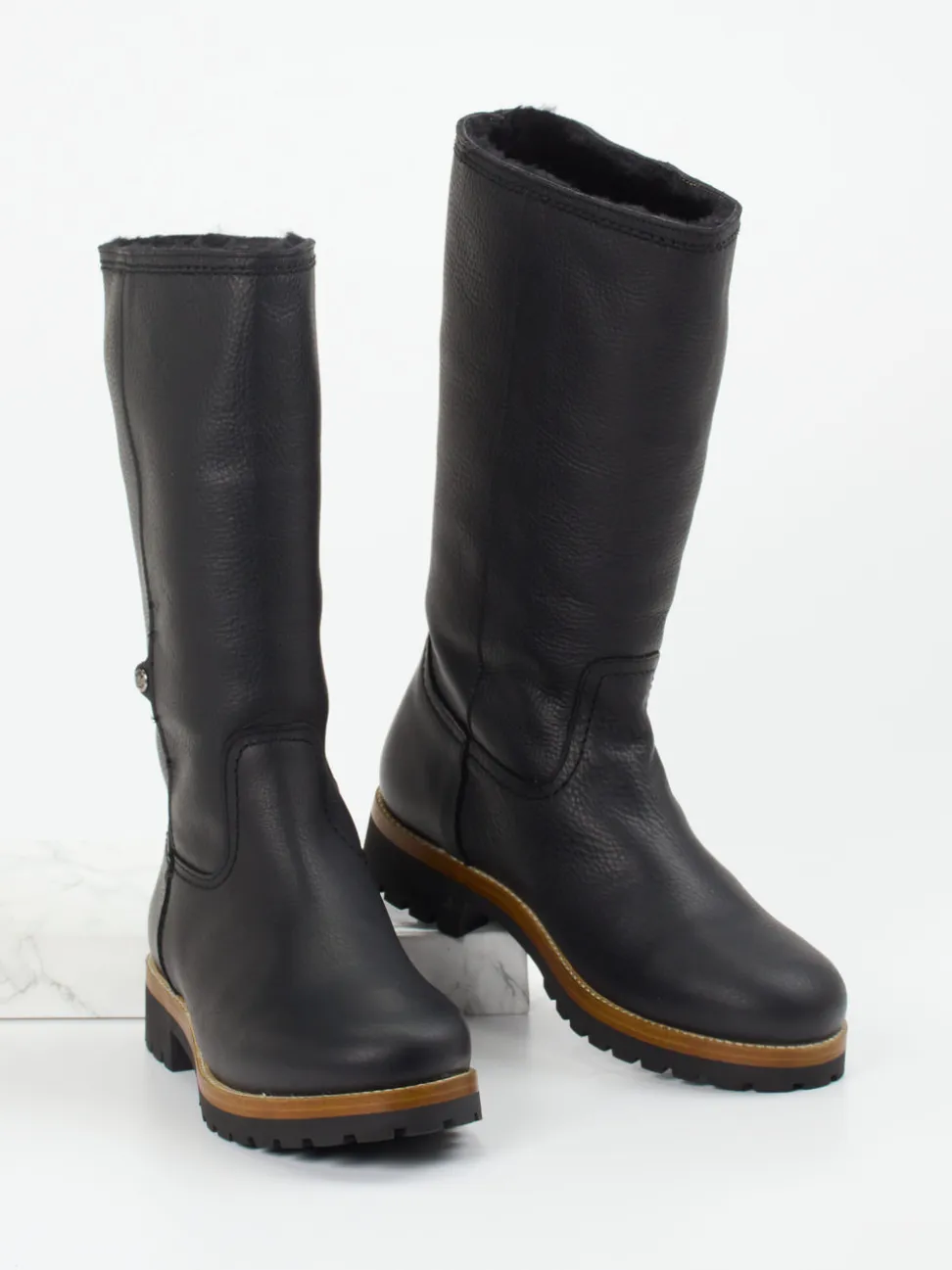Panama Jack – Winterstiefel aus Lammleder schwarz