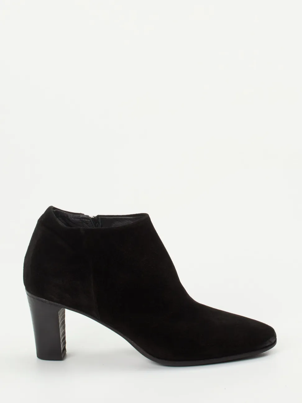 Pantanetti – Stiefeletten aus Veloursleder Schwarz