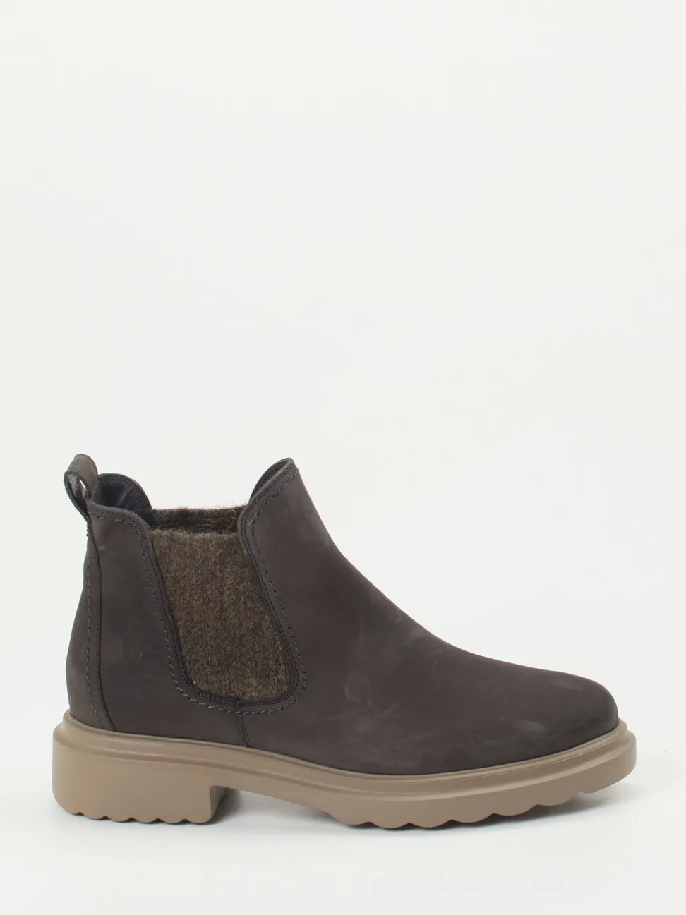 Paul Green – Chelsea Boots aus Nubukleder anthrazit
