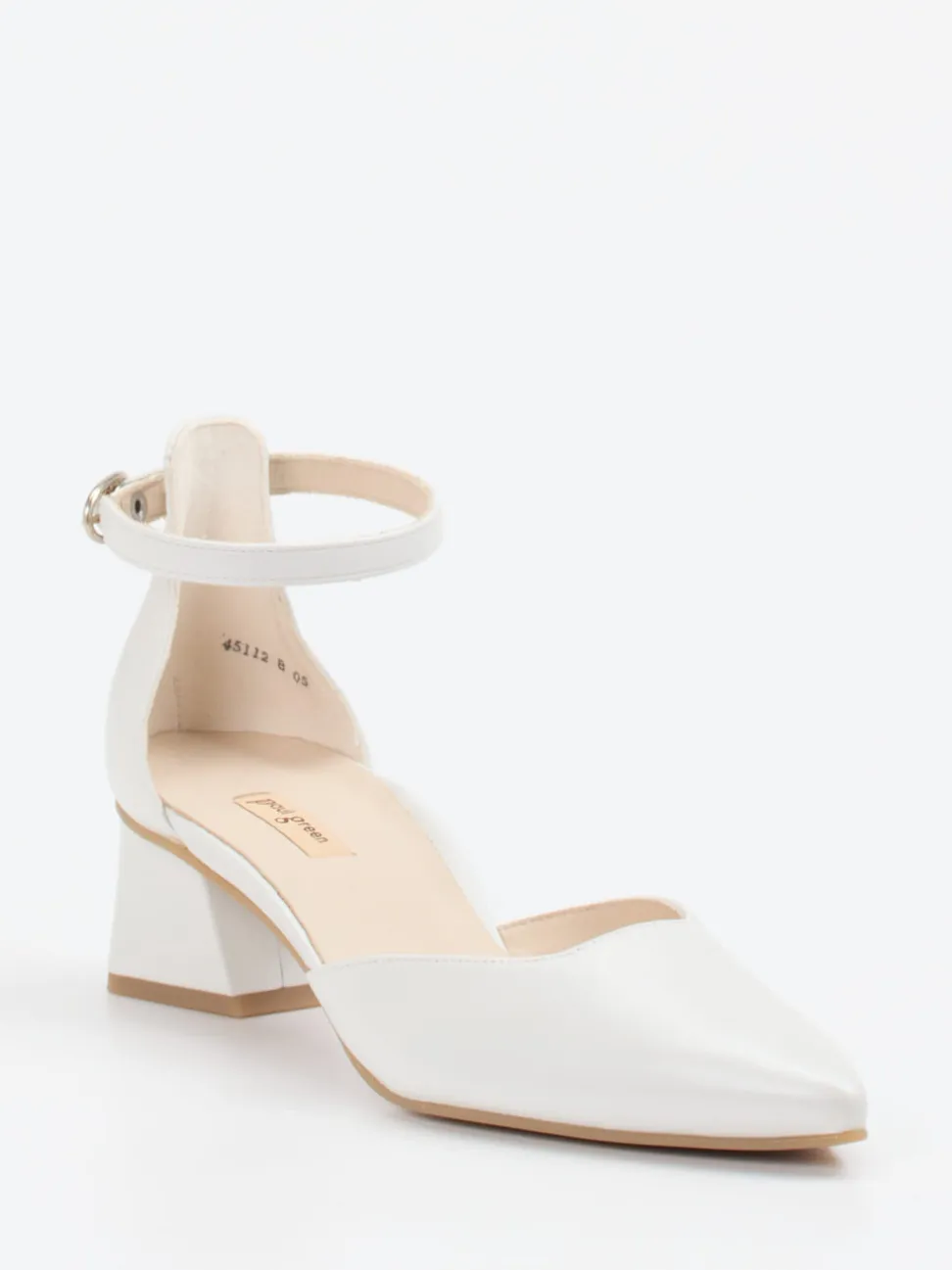 Paul Green – Pumps aus Lammleder Off-White