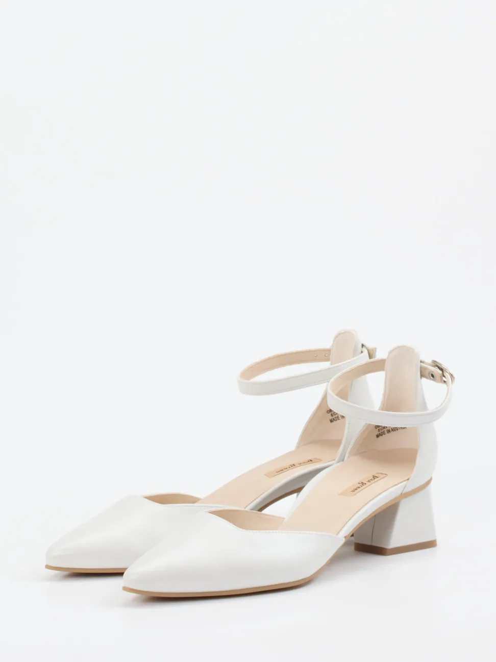 Paul Green – Pumps aus Lammleder Off-White