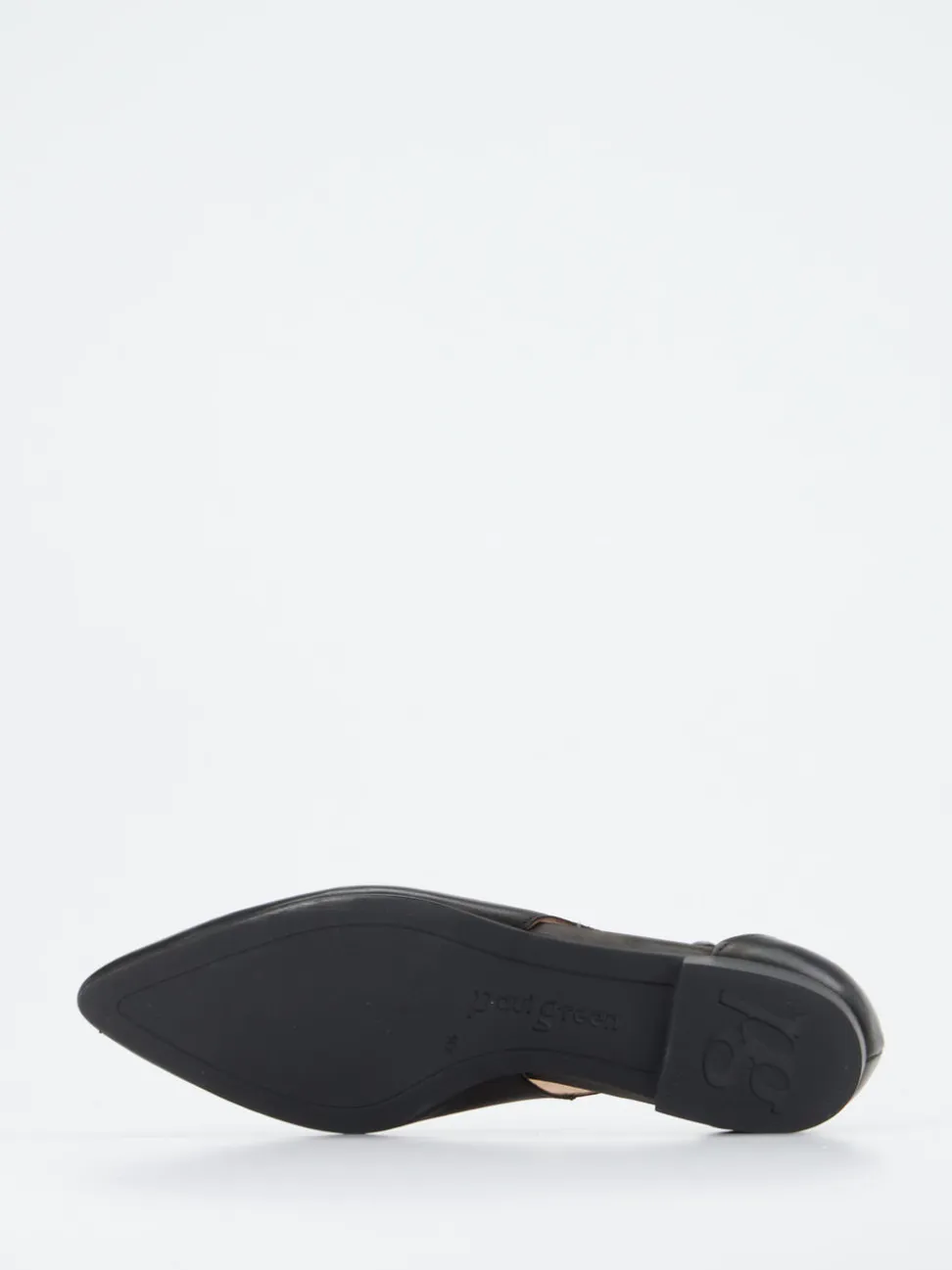 Paul Green – Slingback-Ballerinas aus Kalbleder Schwarz
