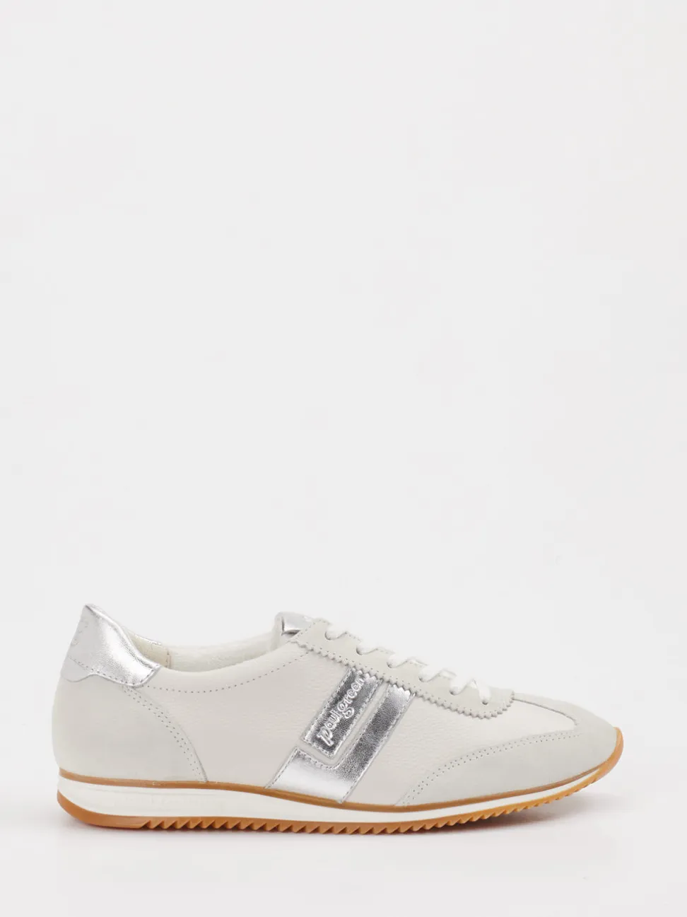 Paul Green – Sneaker aus Leder mit Metallic-Details