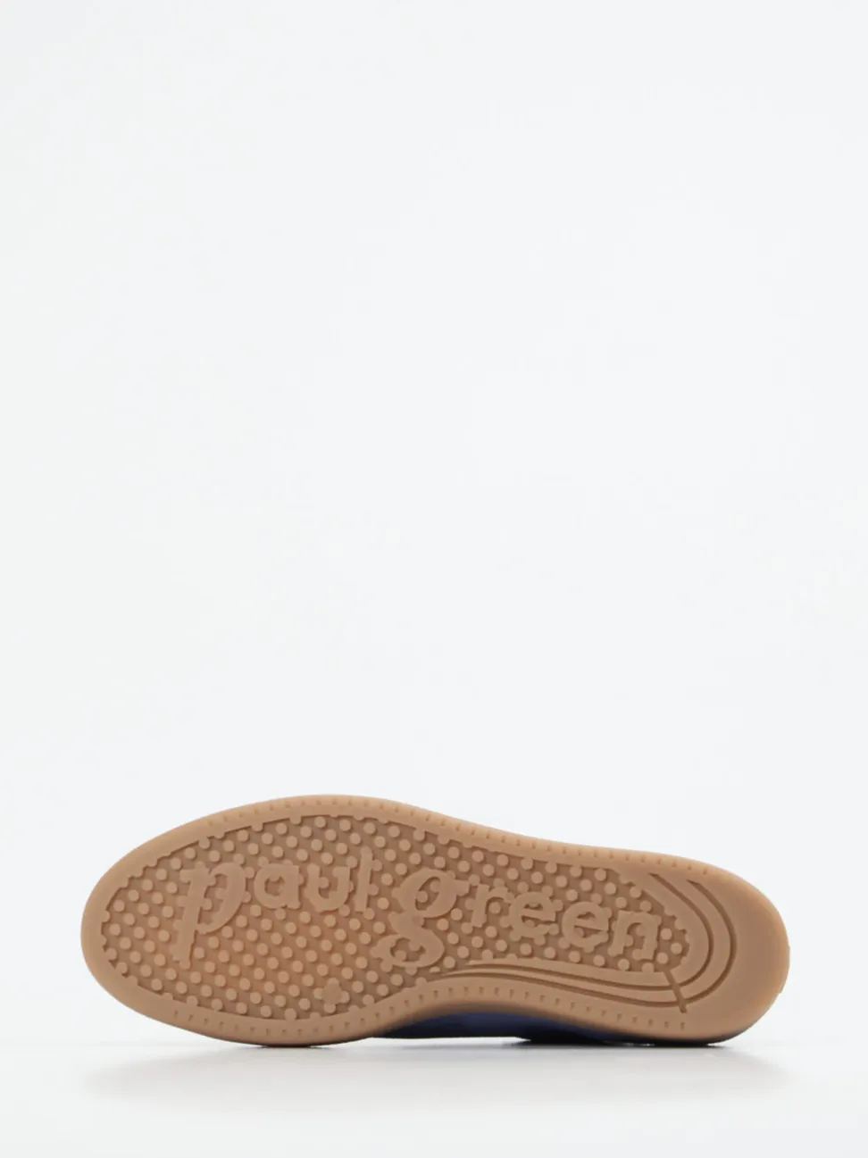 Paul Green – Sneaker aus Veloursleder in Jeansblau