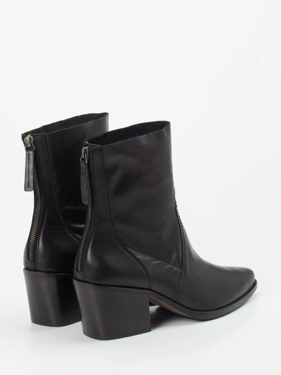 Paul Green – Stiefelette aus Kalbleder in Schwarz