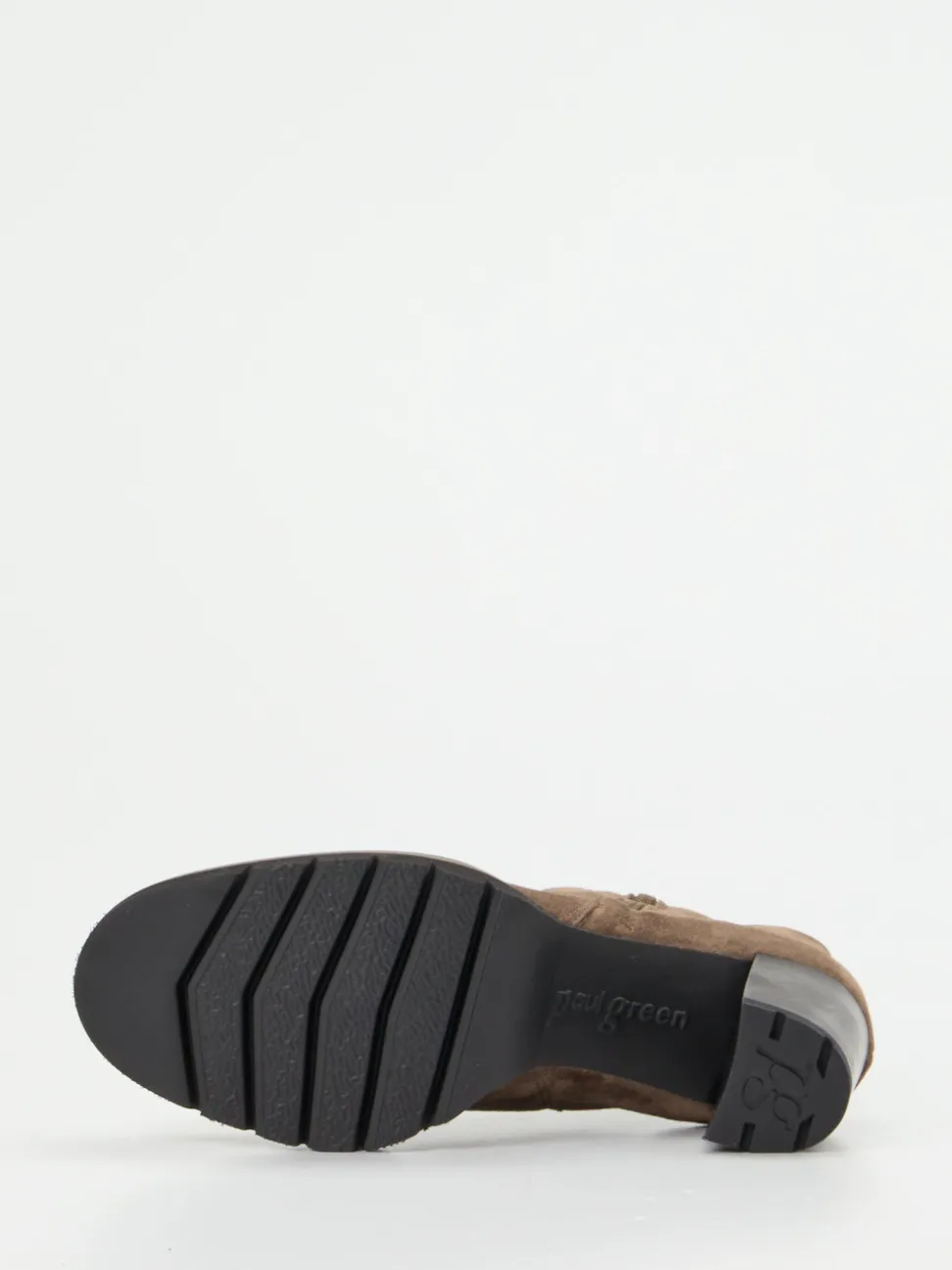 Paul Green – Stiefelette aus Veloursleder in Braun