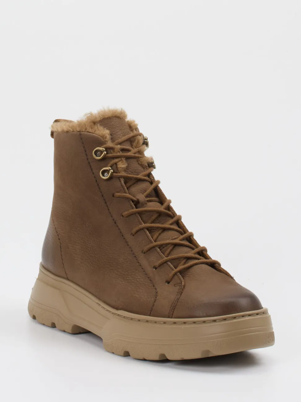 Paul Green – Stiefeletten aus Nubukleder braun