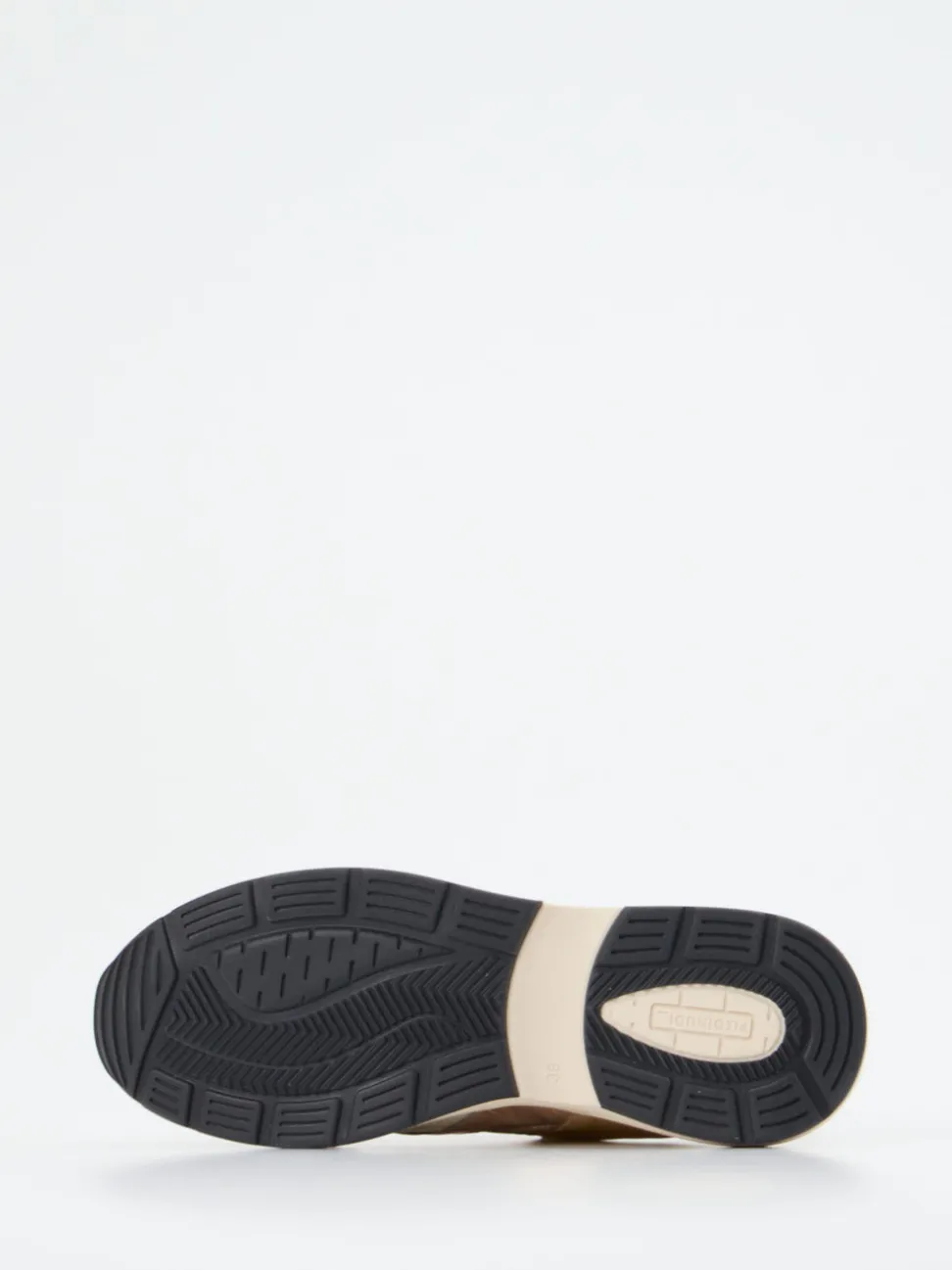 Piedi Nudi – Chunky Sneaker aus Metallicleder goldfarben