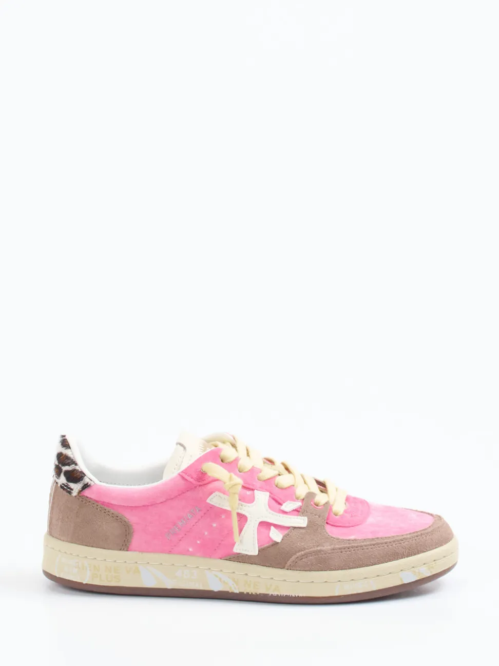 Premiata – Sneaker aus Veloursleder in Pink