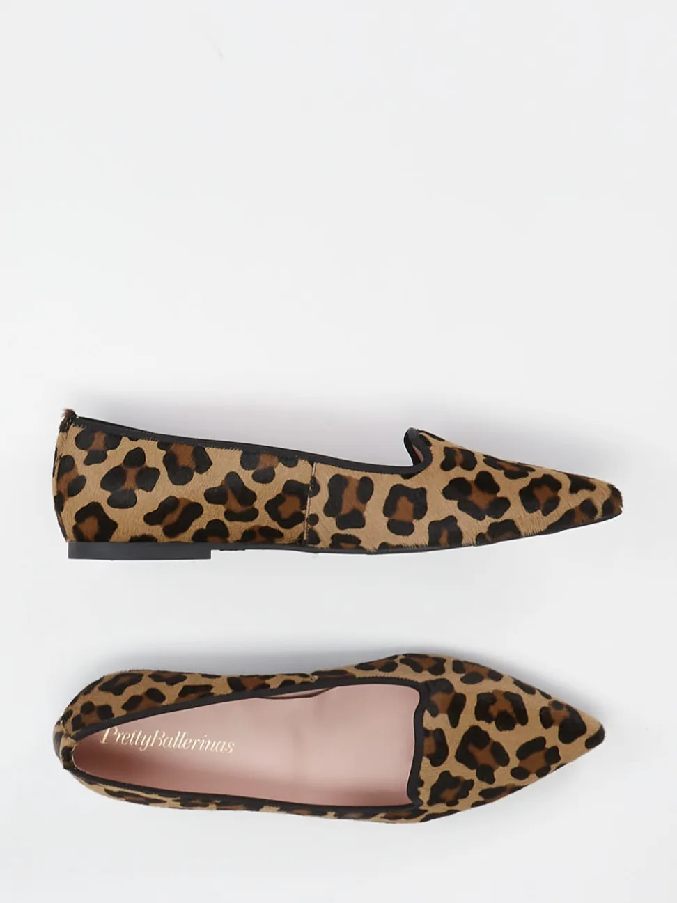 Pretty Ballerinas – Loafer-Ballerinas aus Fell braun