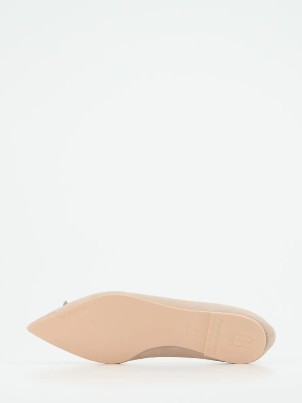 Pretty Ballerinas – Loafer-Ballerinas aus Veloursleder Beige