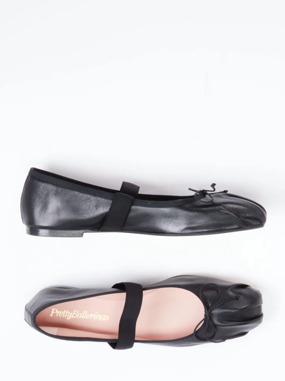 Pretty Ballerinas – Mary Janes aus Lammleder schwarz