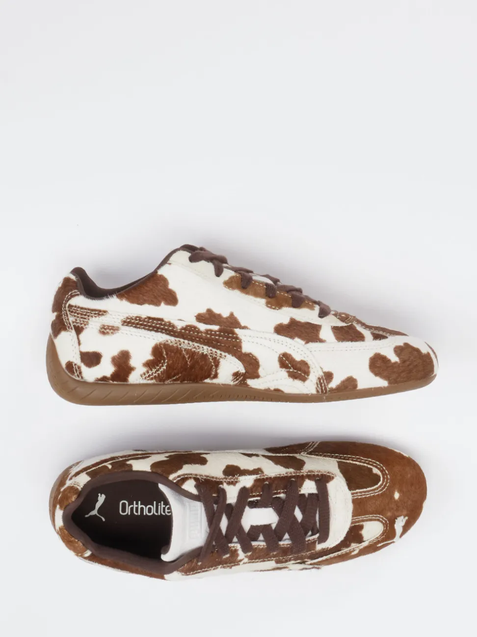 Puma – Sneaker aus Leder mit Kuhfell-Optik