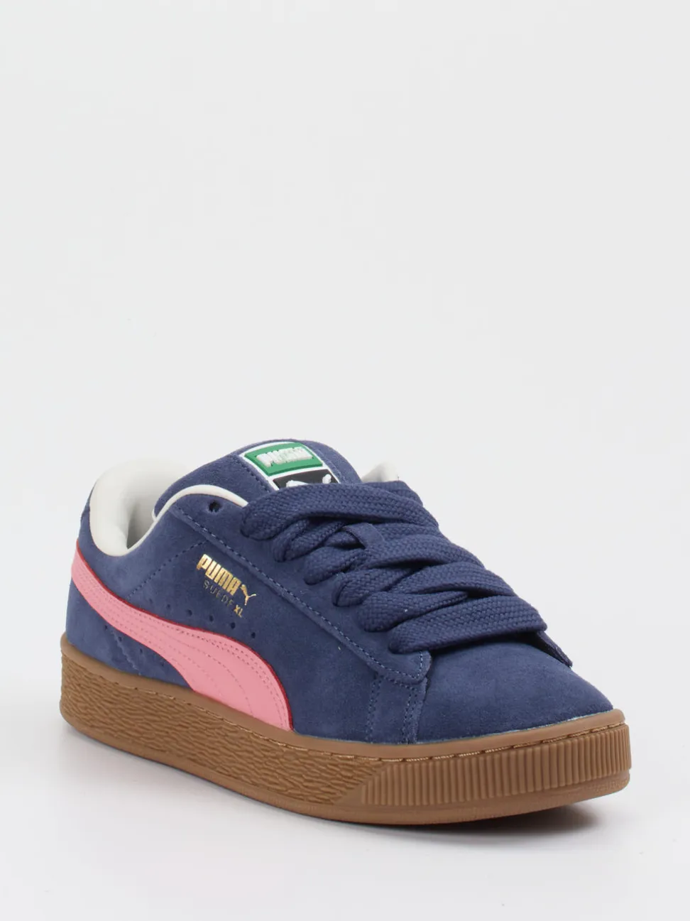 Puma – Sneaker aus Veloursleder in Dunkelblau