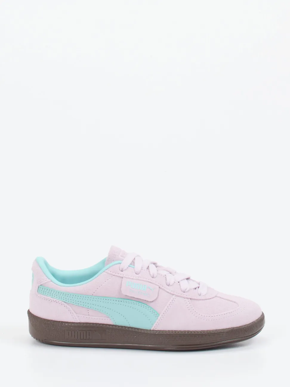 Puma – Sneaker aus Veloursleder in Pastellrosa