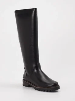 Ralph Harrison – Kniehohe Stiefel aus Leder schwarz
