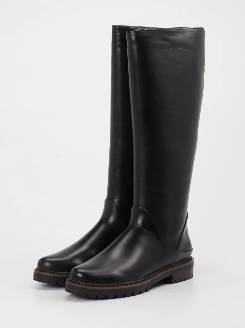 Ralph Harrison – Kniehohe Stiefel aus Leder schwarz