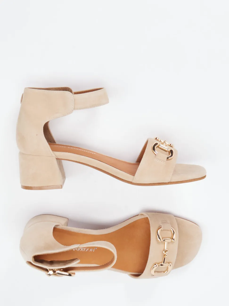 Ralph Harrison – Sandalen aus Nubukleder beige