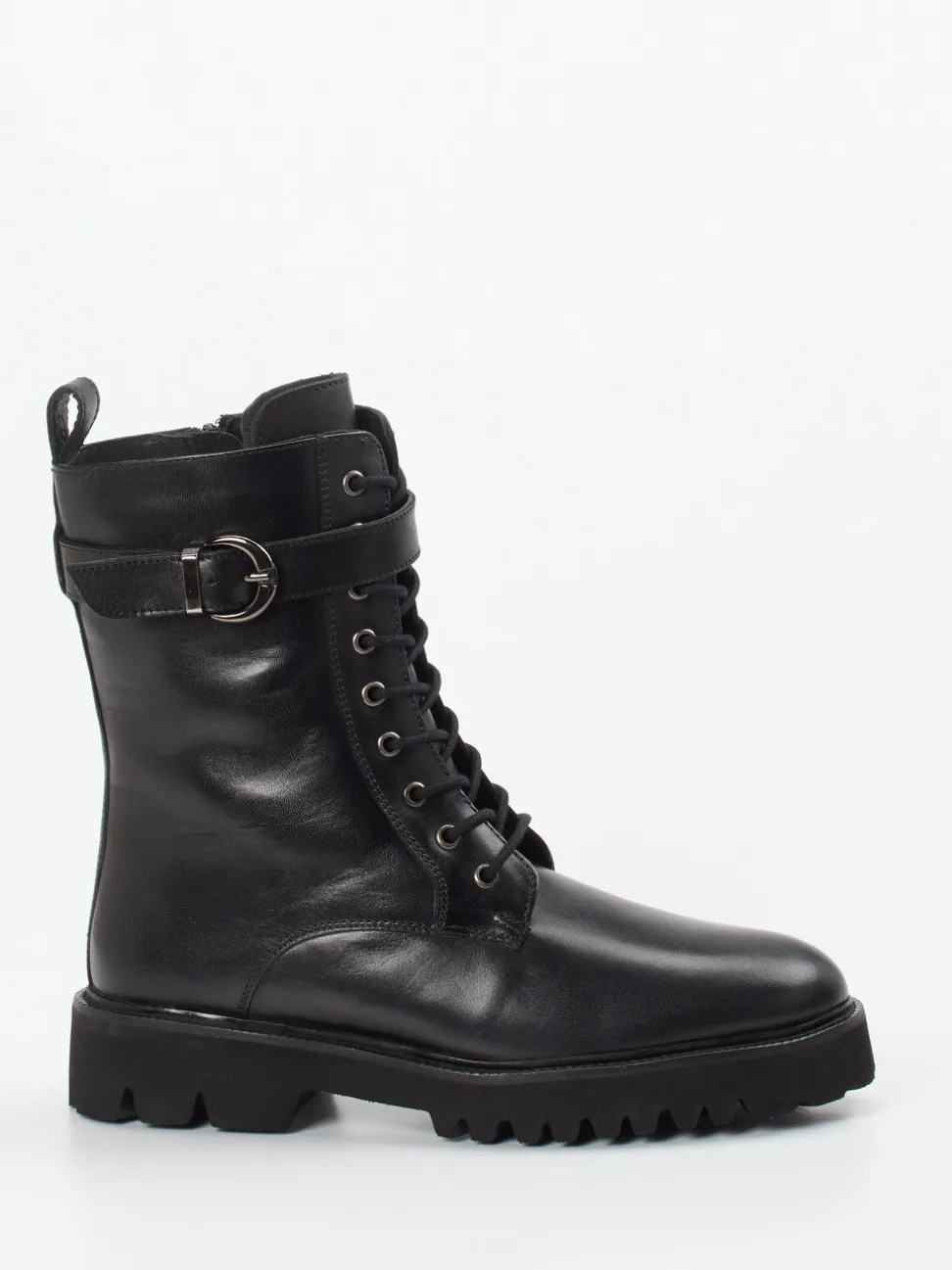 Ralph Harrison – Schnürboots aus Kalbleder Schwarz