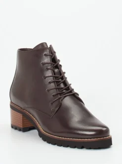 Ralph Harrison – Stiefelette aus Lammleder Dunkelbraun