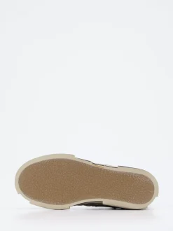 Rebecca White – High-Top Sneaker aus Veloursleder Salbeigrün