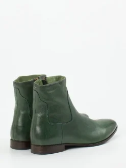 Rebecca White – Stiefelette aus Lammleder tannengrün