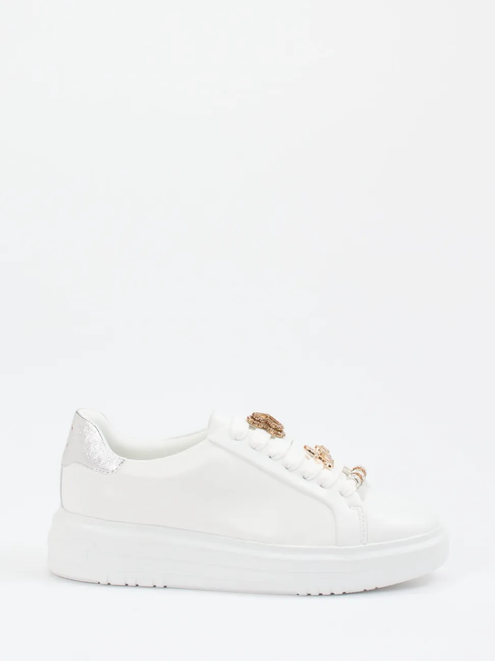 Regarde Le Ciel – Sneaker aus Lammleder Weiß
