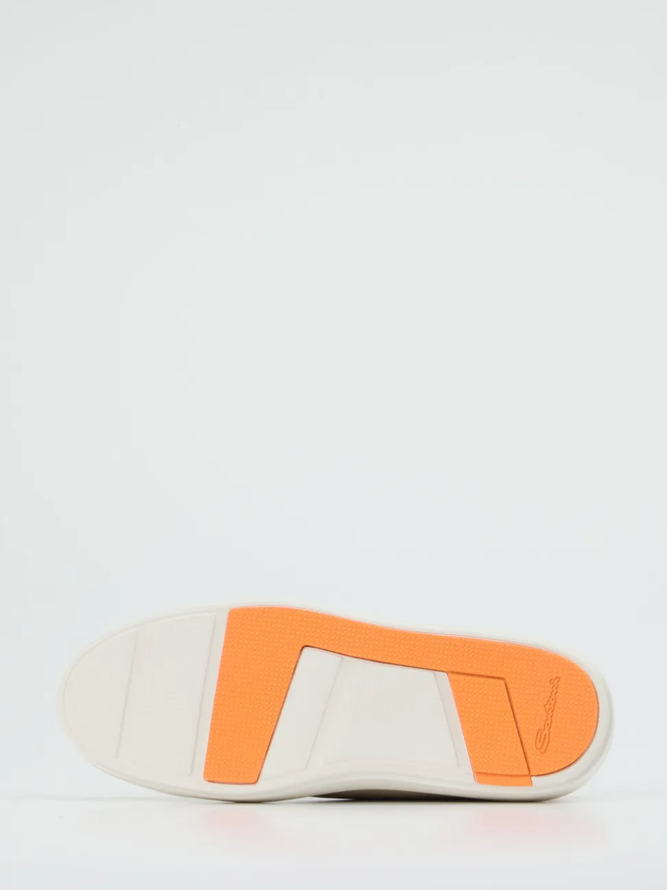 Santoni – Sneaker aus Lammleder in Beige
