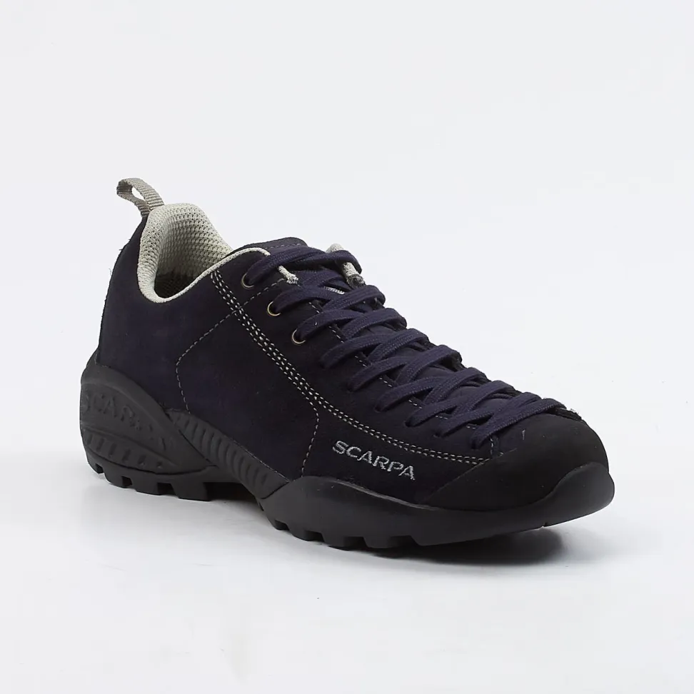 Scarpa – Halbschuh aus Veloursleder Dunkelblau