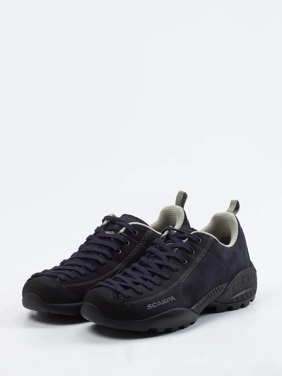 Scarpa – Halbschuh aus Veloursleder Dunkelblau