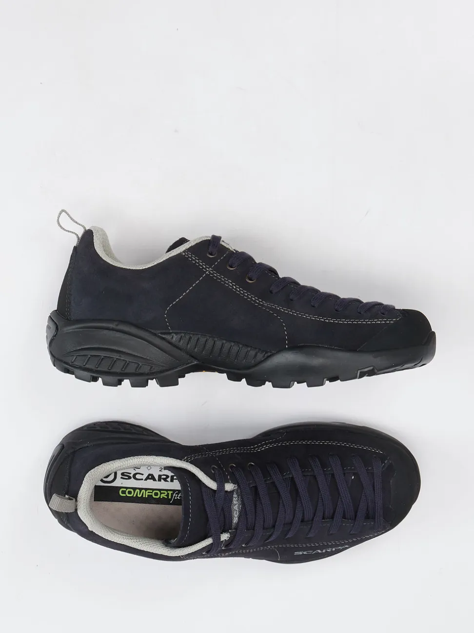 Scarpa – Halbschuh aus Veloursleder Dunkelblau